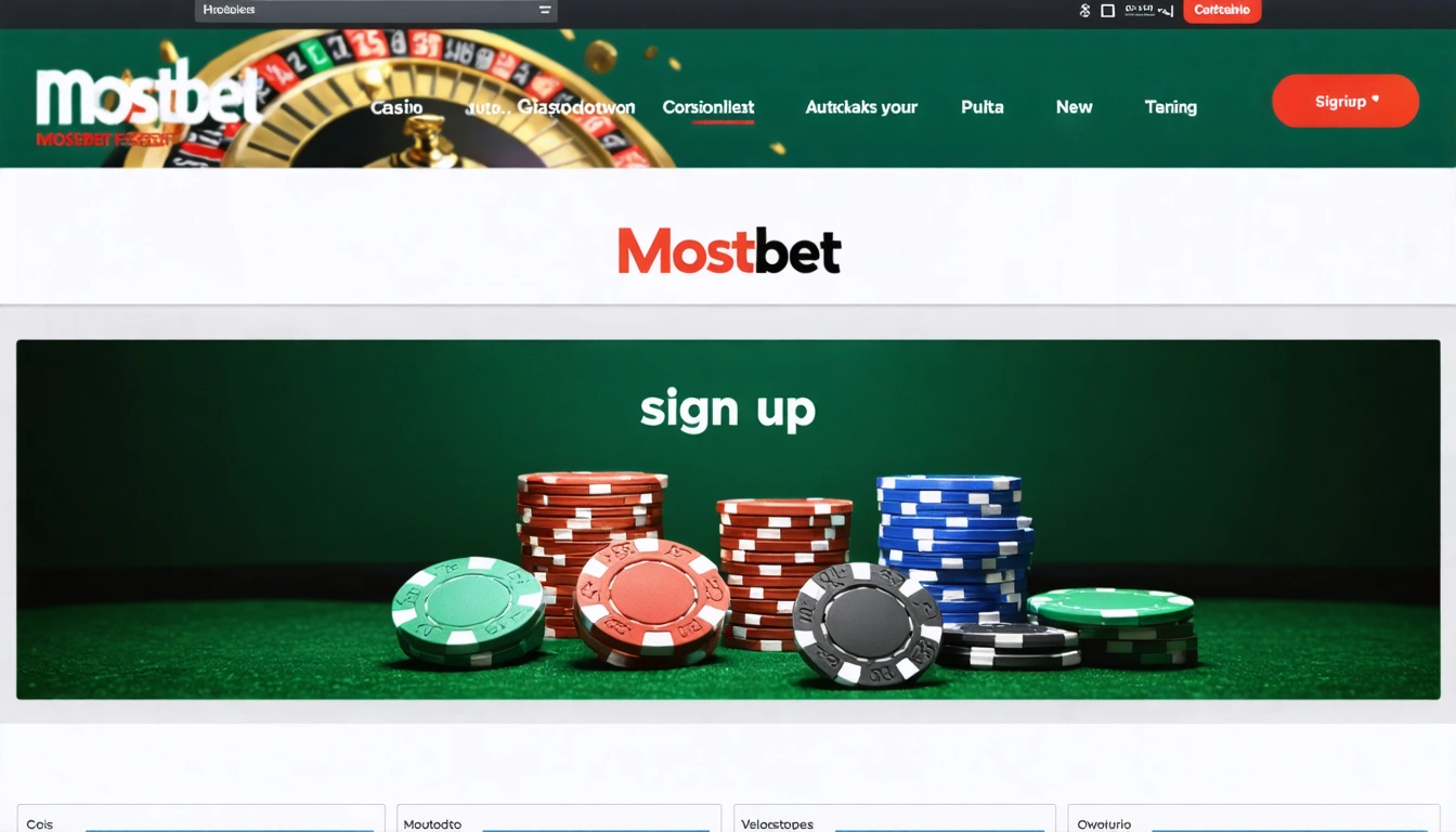 signup Mostbet